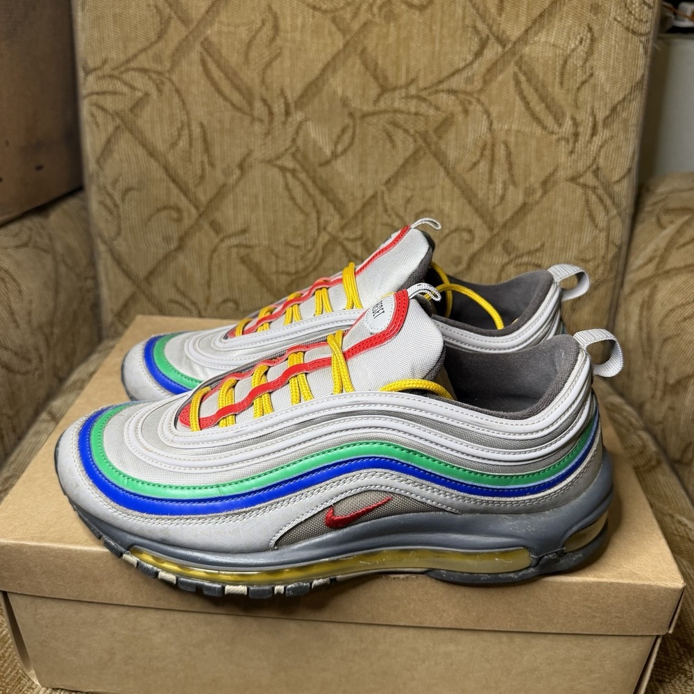 Nike Air Max 97 Nintendo 64 Grey Multi CI5012-001 Men's Size 9 Sneakers